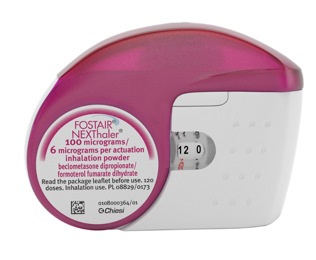 Fostair NEXThaler 100/6 Asthma - Hindi